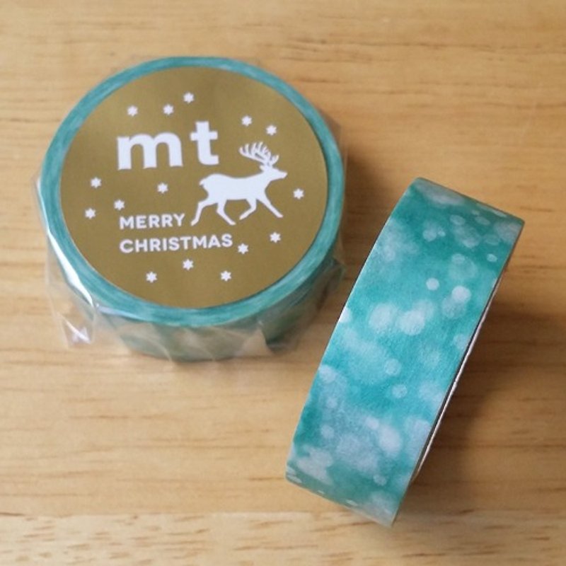 MTと紙テープ[2015クリスマスの雪（MTCMAS58）] - マスキングテープ - 紙 グリーン