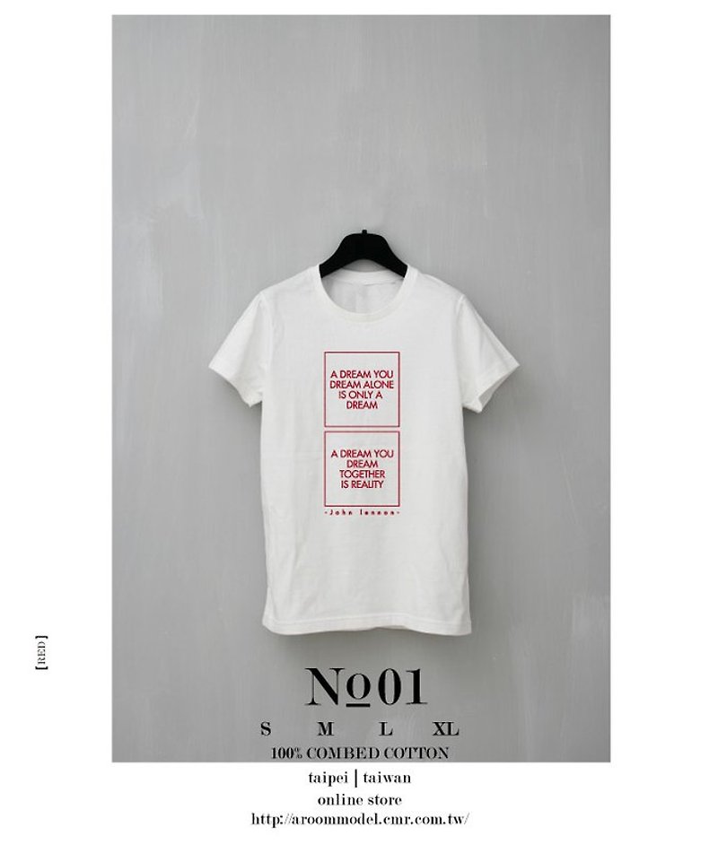 A ROOM MODEL - │ T-SHIRT COLLECTION │ NO.1 造夢 (約翰藍儂) - Tシャツ - その他の素材 