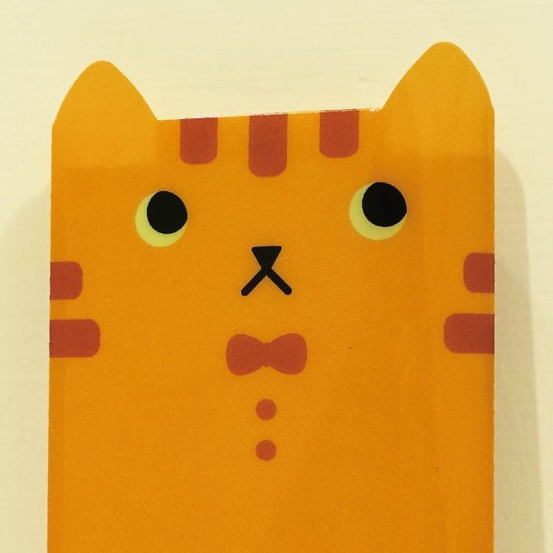 hime's cats 我的貓隨身筆記本- 橘子貓書套 + 待辦事項筆記簿 - 筆記本/手帳 - 塑膠 橘色