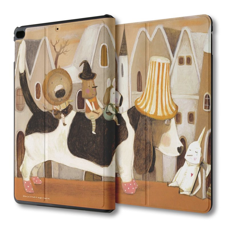 AppleWork iPad Air 多角度翻蓋皮套 結局之一 PSIBA-023 - 平板/電腦保護殼 - 塑膠 卡其色