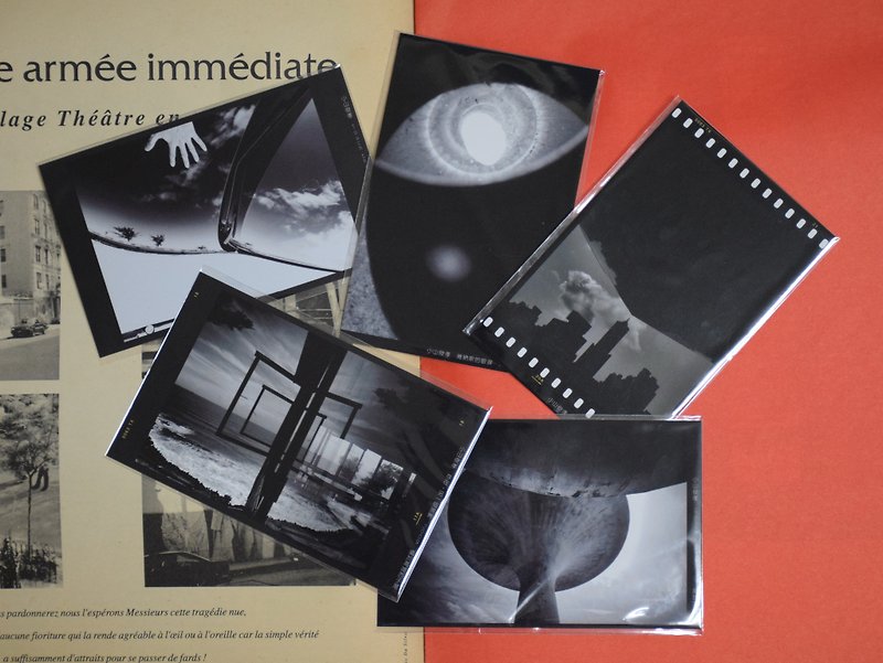 Artist's Creation Series Postcards-Toshitaka Koyama-a series of 5 types - การ์ด/โปสการ์ด - กระดาษ สีดำ