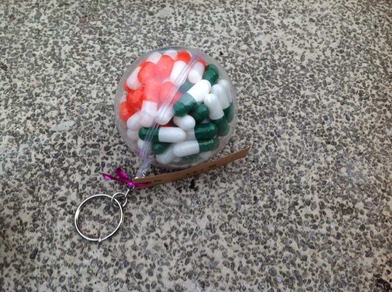 Ball rescue Series key ring - tree fruit - ที่ห้อยกุญแจ - พลาสติก หลากหลายสี