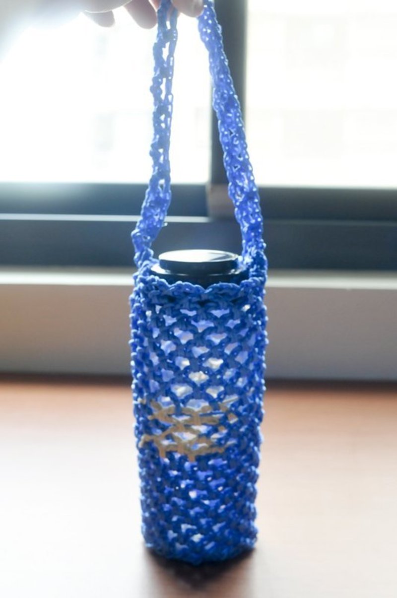 Small blue kettle mug bags - อื่นๆ - วัสดุอื่นๆ สีน้ำเงิน
