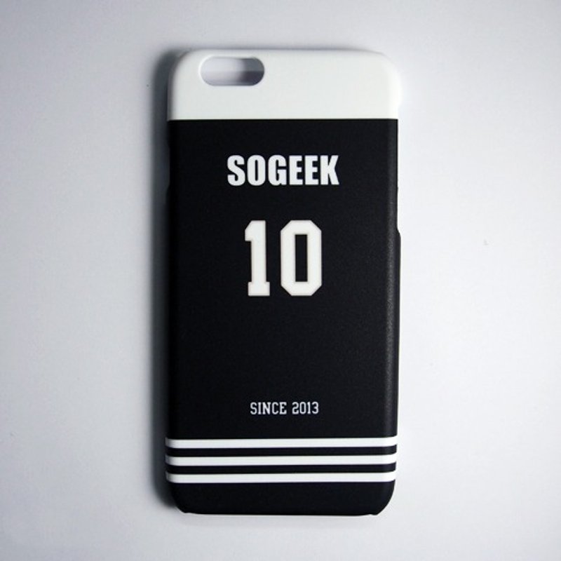 SO GEEK 手機殼設計品牌 THE JERSEY GEEK 球衣背號客製款 012 - 手機殼/手機套 - 塑膠 黑色