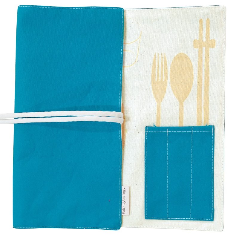 National player with good environmental placemat [turquoise] (excluding cutlery) - กล่องเก็บของ - วัสดุอื่นๆ สีน้ำเงิน