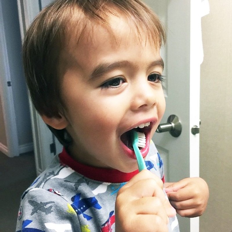 Radius雷迪兒 兒童按摩牙刷 - 3歲以上 (青灰) - 其他 - 塑膠 多色