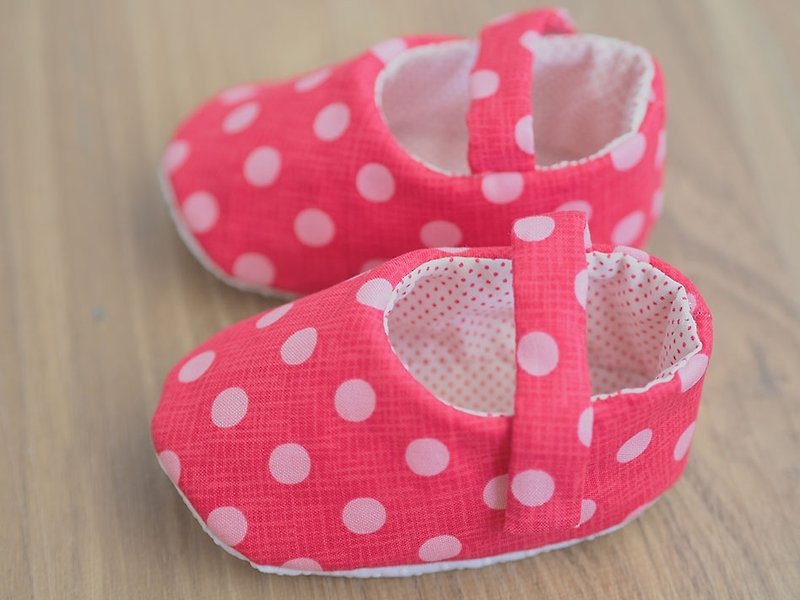Little red baby shoes (large baby) - Baby Shoes - Other Materials Red
