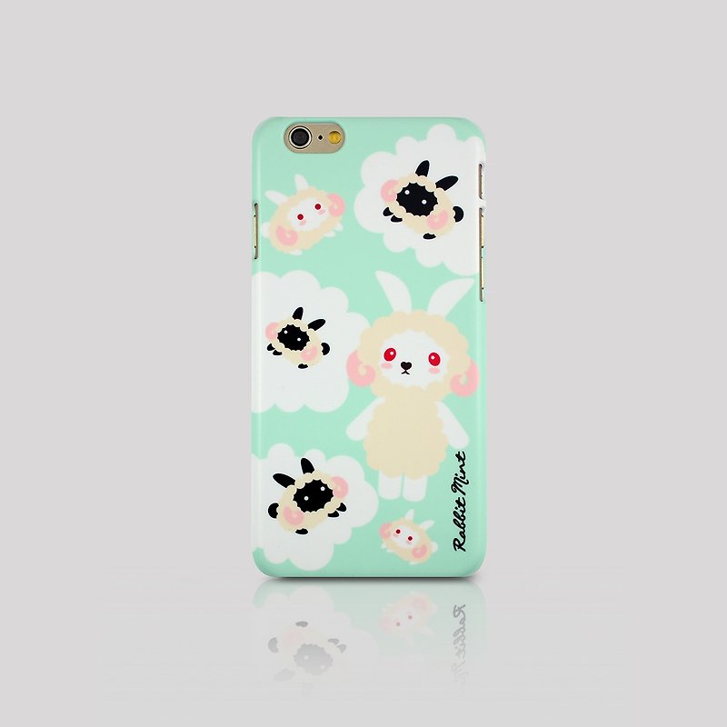 (Rabbit Mint) Mint Rabbit Phone Case - Merry Boo radiant - iPhone 6 (M0016) - เคส/ซองมือถือ - พลาสติก สีเขียว