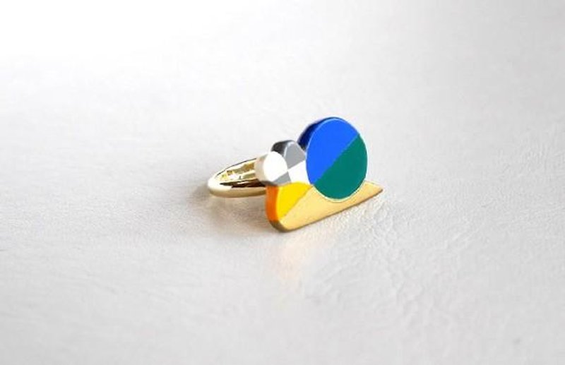 Snail ring - แหวนทั่วไป - พลาสติก สีน้ำเงิน