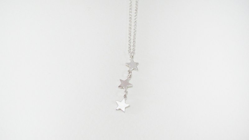 Màn 工【Star】 - Necklaces - Other Metals White