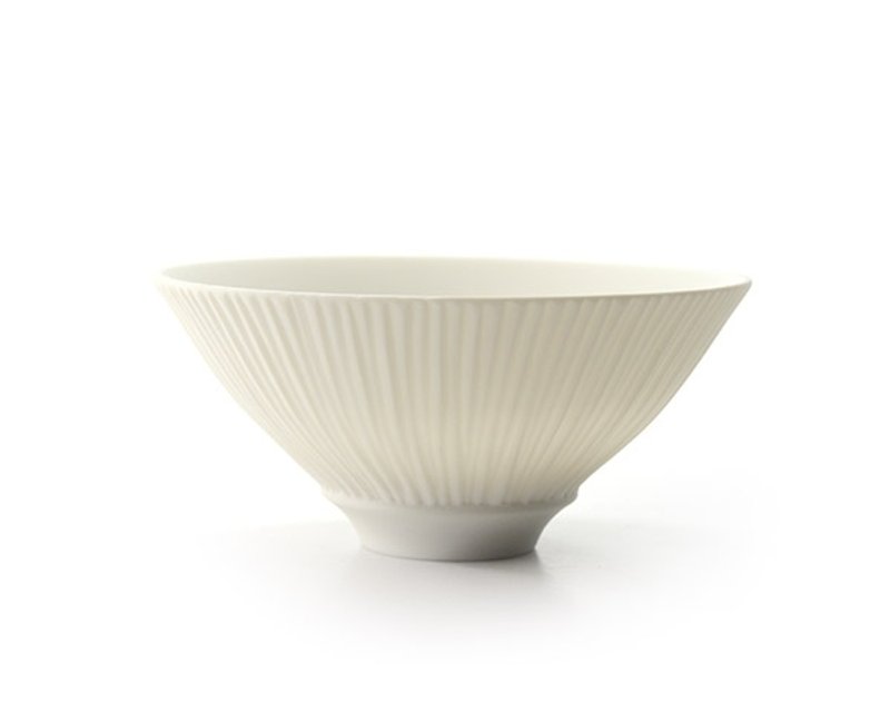 Evening twilight white porcelain bowl (small) ver2 - เซรามิก - วัสดุอื่นๆ ขาว