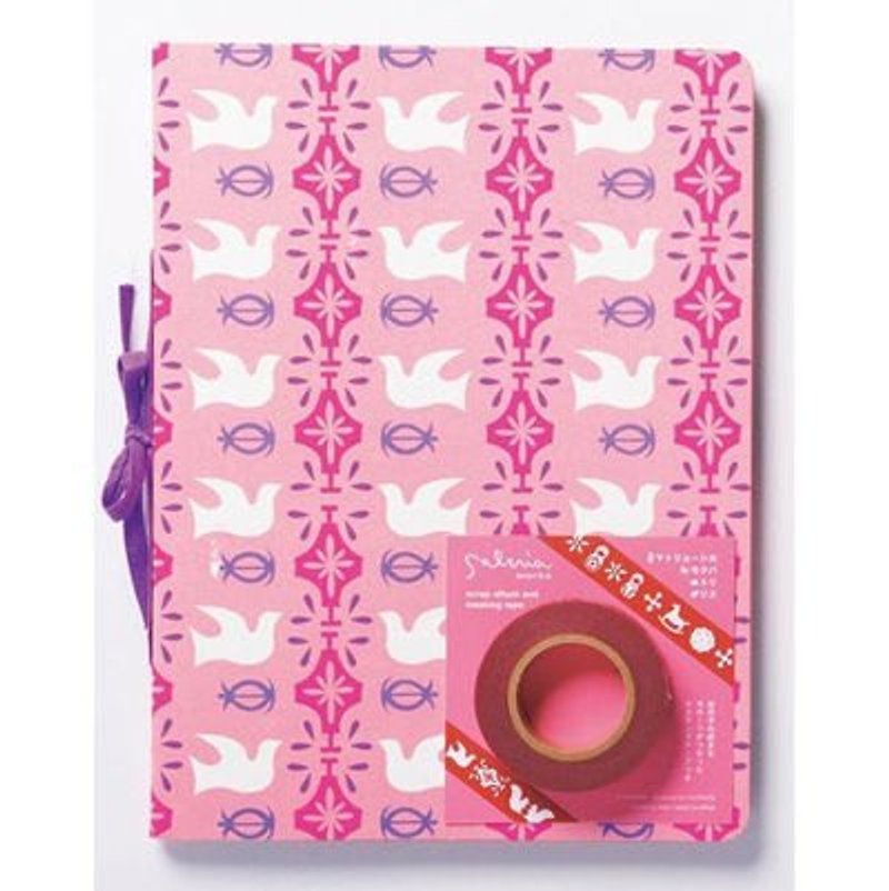 Marks Salvia sweet memories scrapbook phase of the + paper tape (powder - bird) - Photo Albums & Books - Paper Pink