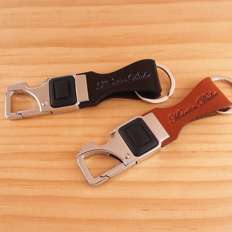 LED Key Chain Opener - Keychains - Genuine Leather Multicolor