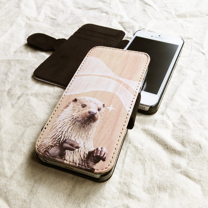 OneLittleForest - Original Mobile Case - iPhone 5, iPhone 5c, iPhone 4- sell Meng otter - Phone Cases - Other Materials Brown