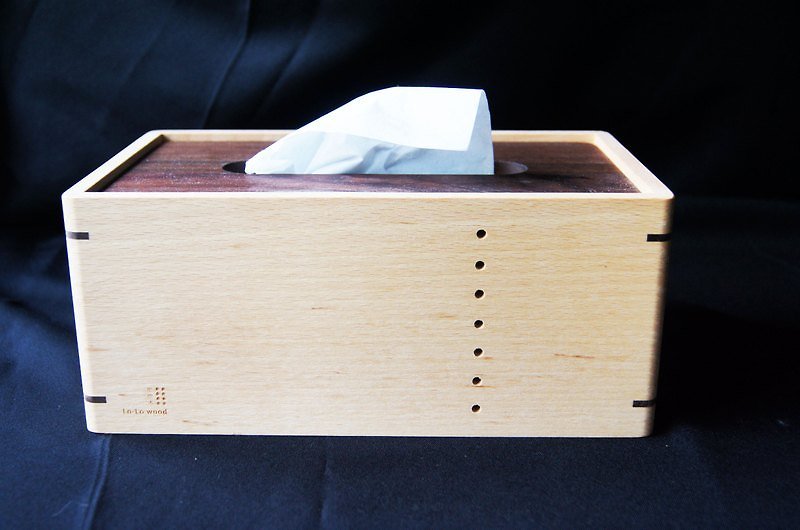 使用面の紙箱を節約 - 置物 - 木製 イエロー