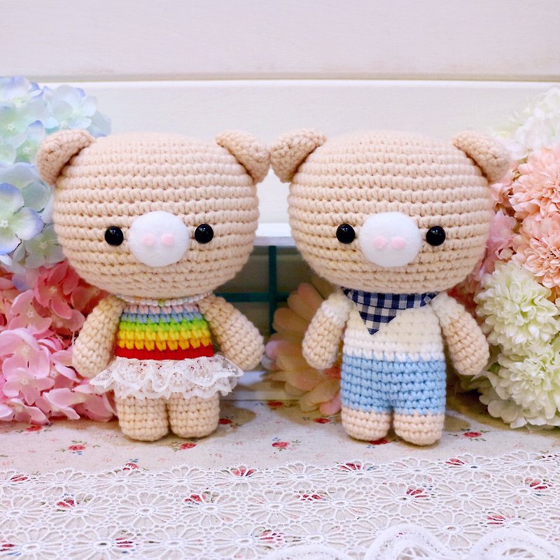 Piglet - couple. Wedding Gifts. birthday present - Stuffed Dolls & Figurines - Other Materials 