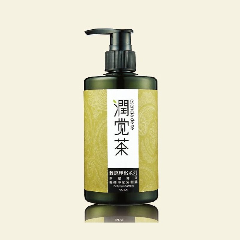 Fragrance [Tea Bao Runjue Tea] Tea Tree Green Tea Light Purifying Shampoo 350ml - Shampoos - Paper Green