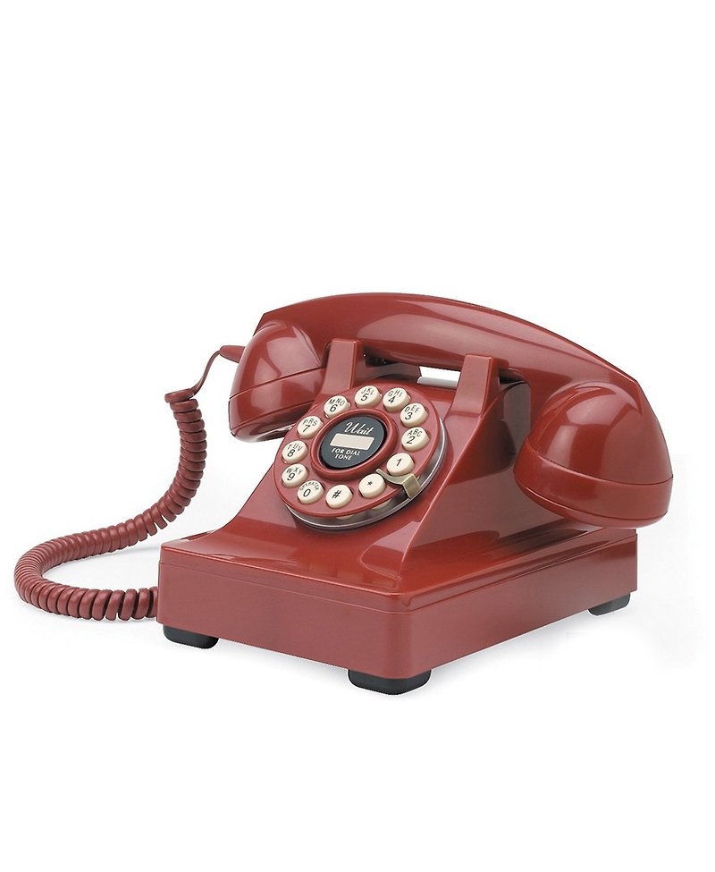 SUSS-UK imported 302 series classic retro style desk phone / industrial style (stable red) - Other - Plastic Red