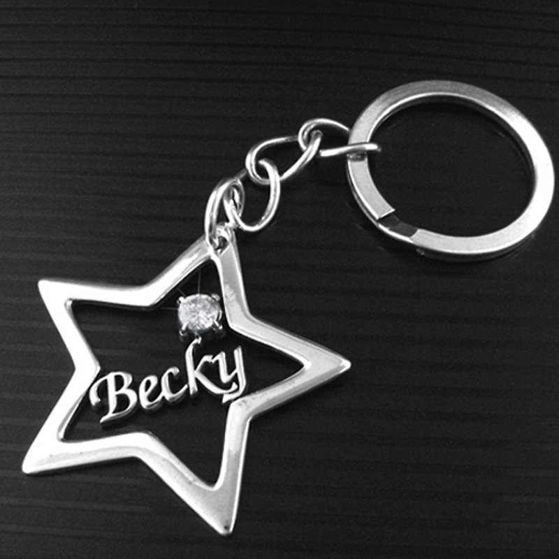 Customized.925 sterling silver jewelry KEC00012-key chain - Keychains - Other Metals 