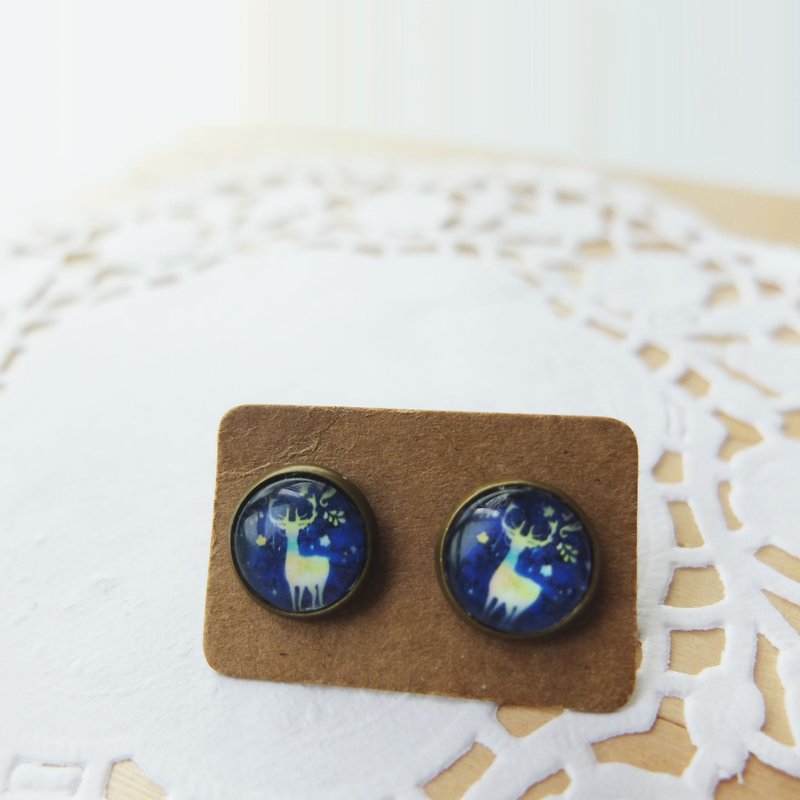 Sapphire Mi earrings - Earrings & Clip-ons - Other Metals Blue