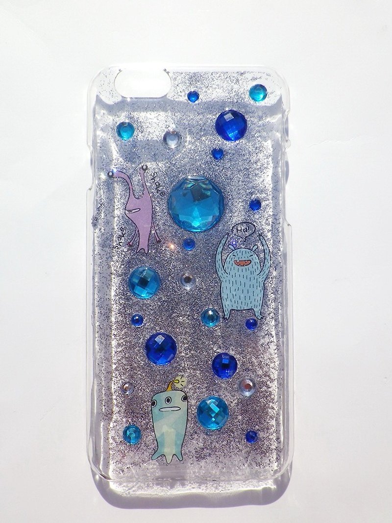 Anny's workshop hand-made Yahua phone protective shell for iphone 6, monster phone protective shell - เคส/ซองมือถือ - พลาสติก 