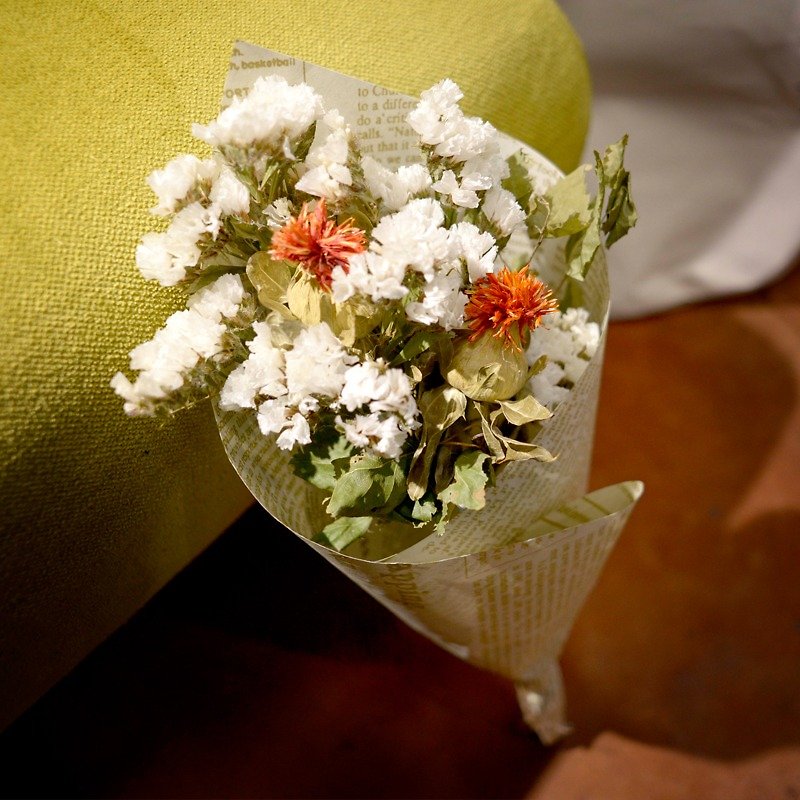 [] Q-cute white winter - Baixing Chen dried bouquet - ตกแต่งต้นไม้ - พืช/ดอกไม้ 