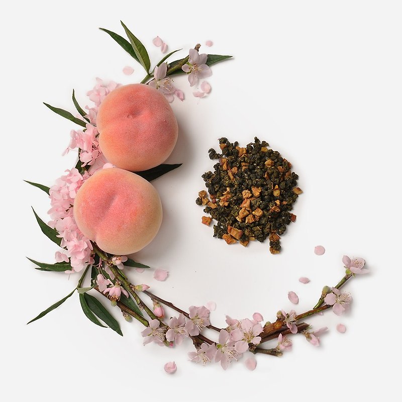 [12% off] White peach oolong tea (tea bag/gift) [Flower fruit tea] - ชา - วัสดุอื่นๆ สีแดง