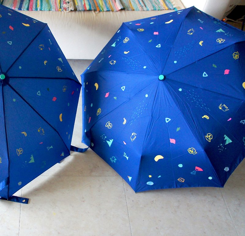 最後數量＊一切雨傘 ◆ ☂ / 三折超細手開晴雨傘 - อื่นๆ - วัสดุกันนำ้ สีน้ำเงิน