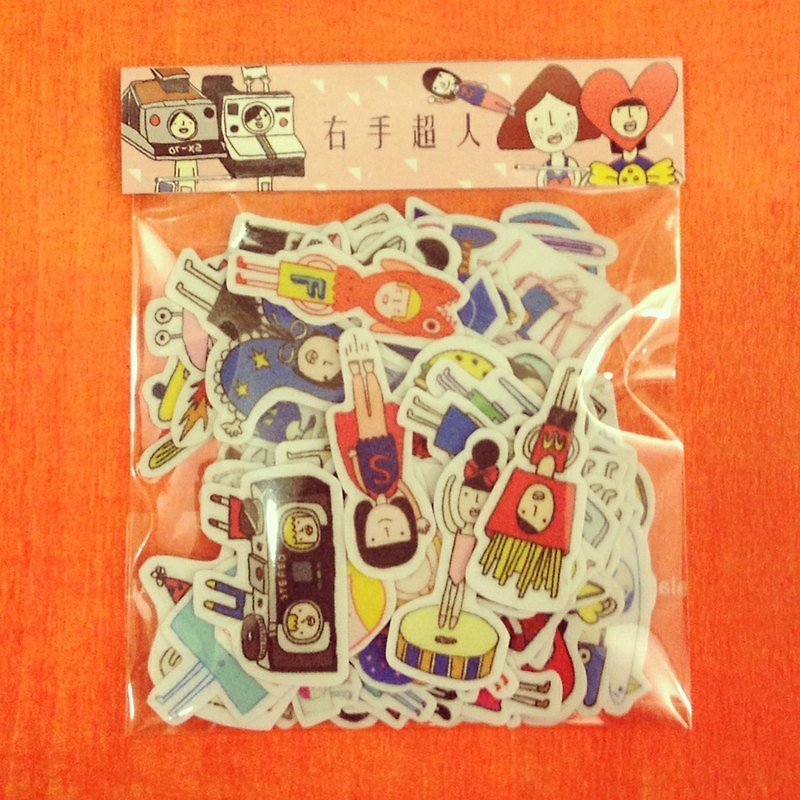 tiny stickers pack - สติกเกอร์ - กระดาษ หลากหลายสี