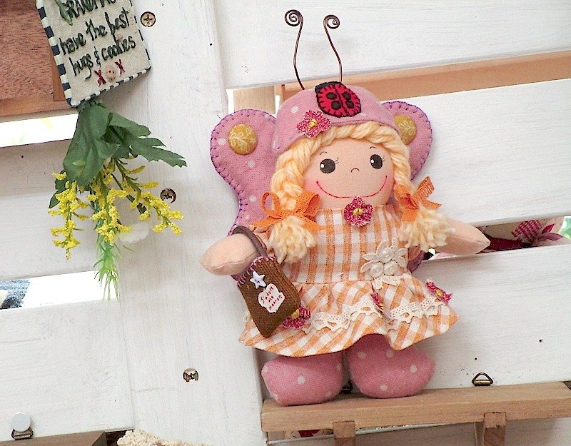 Ragdoll May Butterfly Little Baby - Stuffed Dolls & Figurines - Cotton & Hemp Multicolor