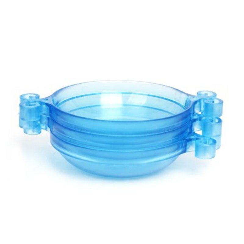 【ドットデザイン】フルーツプレート・ブルー - 小皿 - プラスチック ブルー