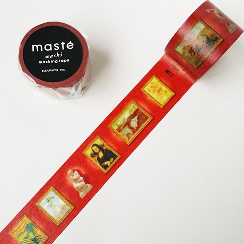 maste and paper tape Travel Series [Museum (MST-MKT151-A)] engraved version - Washi Tape - Paper Multicolor