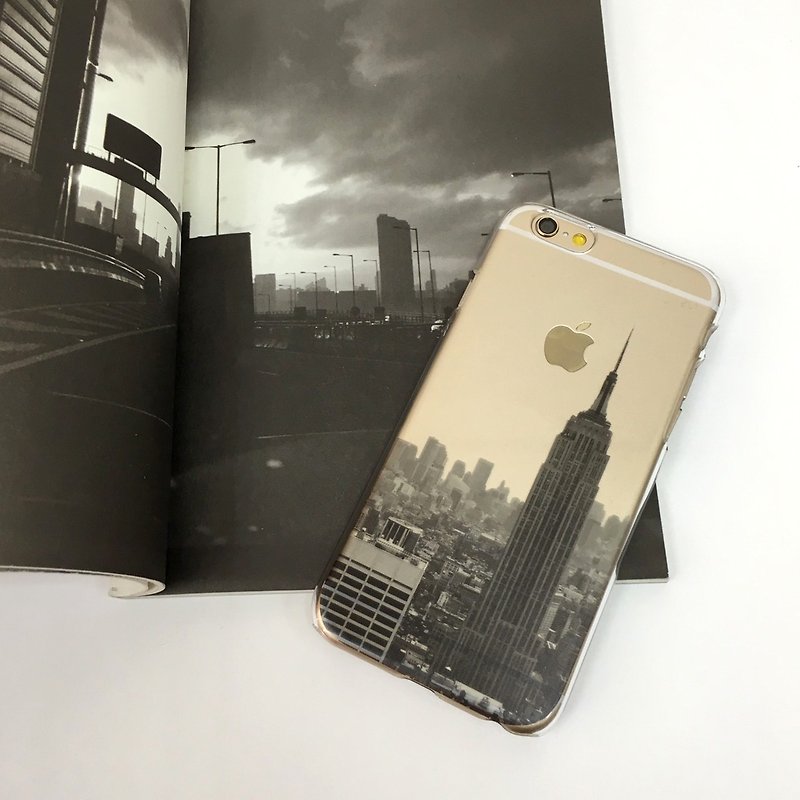 NewYork View Print Soft / Hard Case for  iPhone X,  iPhone 8,  iPhone 8 Plus,  iPhone 7 case, iPhone 7 Plus case, iPhone 6/6S, iPhone 6/6S Plus, Samsung Galaxy Note 7 case, Note 5 case, S7 Edge case, S7 case - Phone Cases - Plastic Transparent