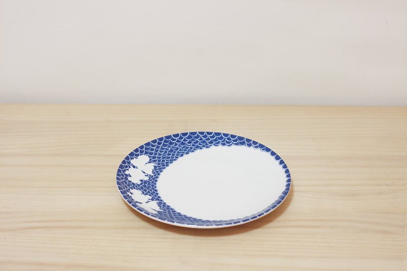 金魚紋盤 - 小碟/醬油碟 - 其他材質 白色