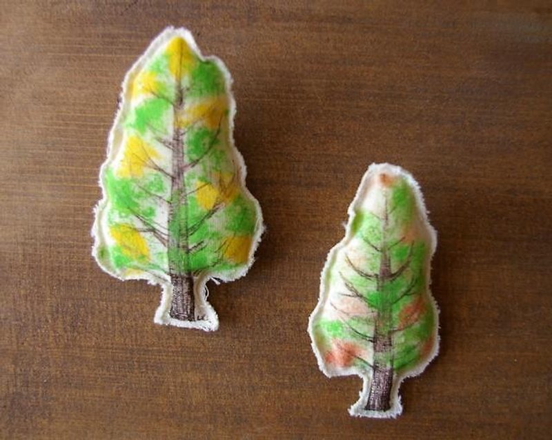 tree broach (yellow) - Brooches - Other Materials Yellow