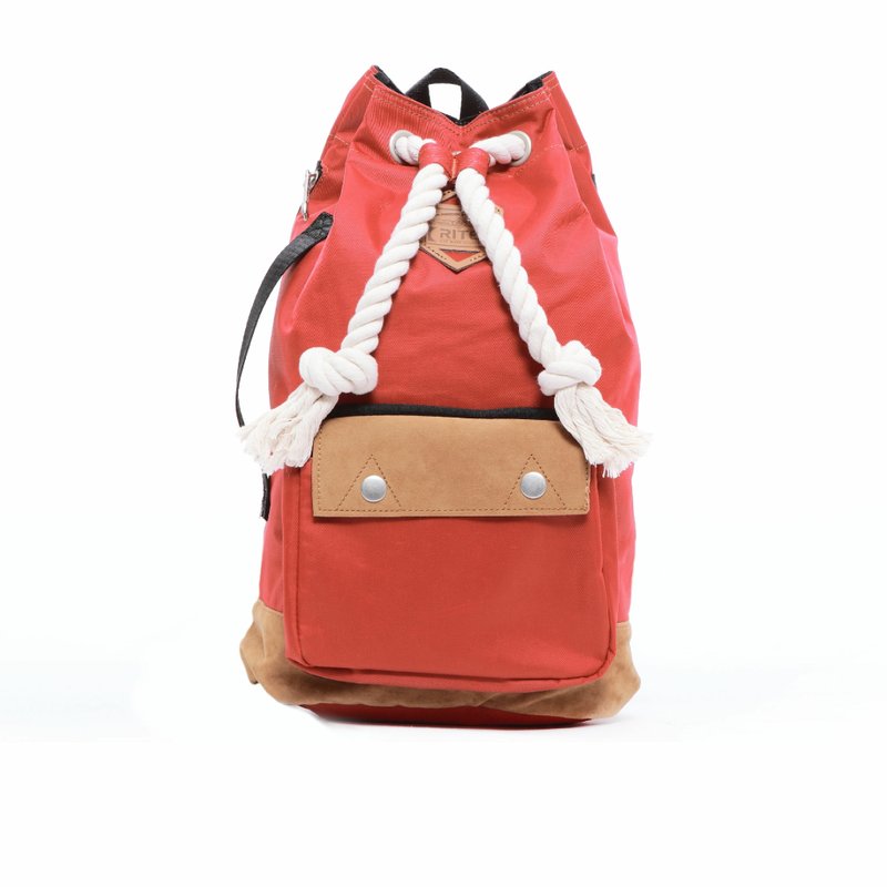 Summer blooms | Boxing bag - nylon are red | - Drawstring Bags - Waterproof Material Red