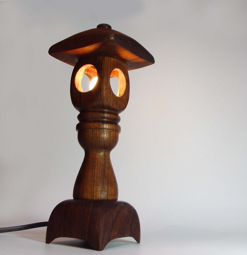 Japanese style lamp holder - Lighting - Wood Brown
