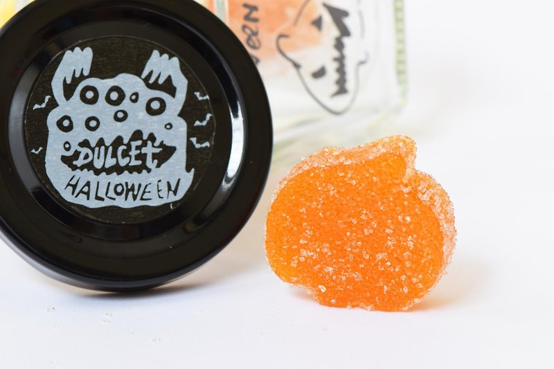 DULCET / Halloween Jar, 6 pieces - Snacks - Fresh Ingredients Orange