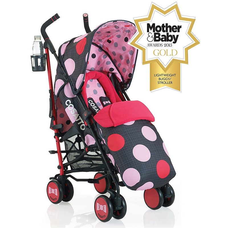 Cosatto Supa Stroller – Pastille - Strollers - Other Metals Pink