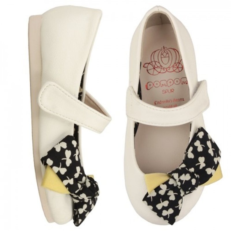 SPUR Clover ribbon kid flats 16012 IVORY(Cannot be exchanged) - Other - Other Materials Pink