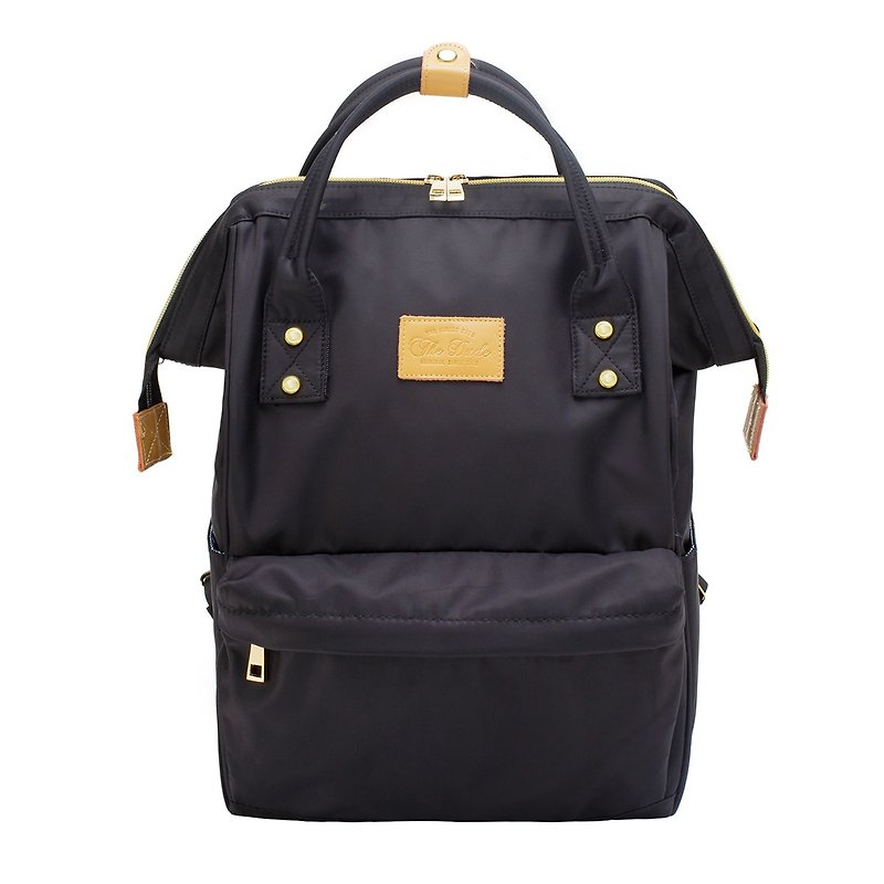 Prime large pockets backpack handbag (black) - กระเป๋าเป้สะพายหลัง - วัสดุอื่นๆ สีดำ