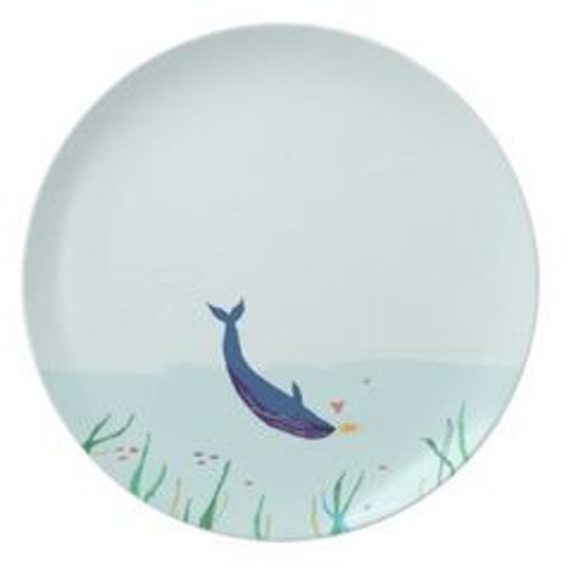 オーストラリア産のオリジナルクジラトレー - 小皿 - 木製 多色