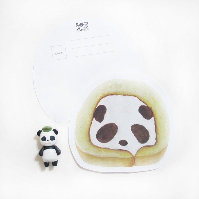 Panda Grocery Store-Panda Swiss Roll - Cards & Postcards - Paper 