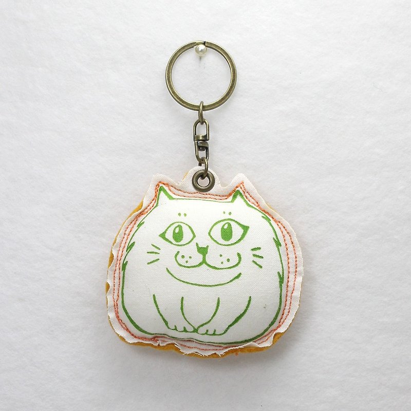 Pure hand-made Persian smile keychain ︱ ︱ green. Naturals - Keychains - Other Materials Green