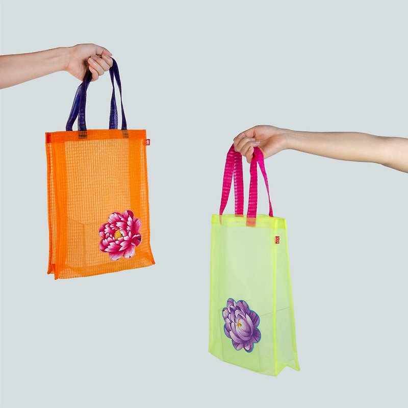 【GUTS】花朵茄芷袋 - 側背包/斜孭袋 - 其他材質 多色