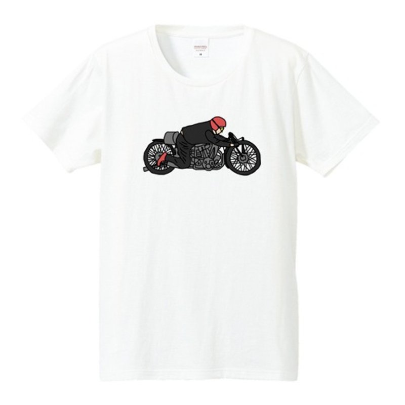 Classic Racer - เสื้อยืดผู้ชาย - วัสดุอื่นๆ ขาว