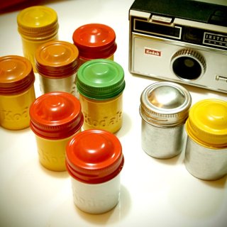 &quot;1940s vintage kodak Kodak film tin cans.&quot;