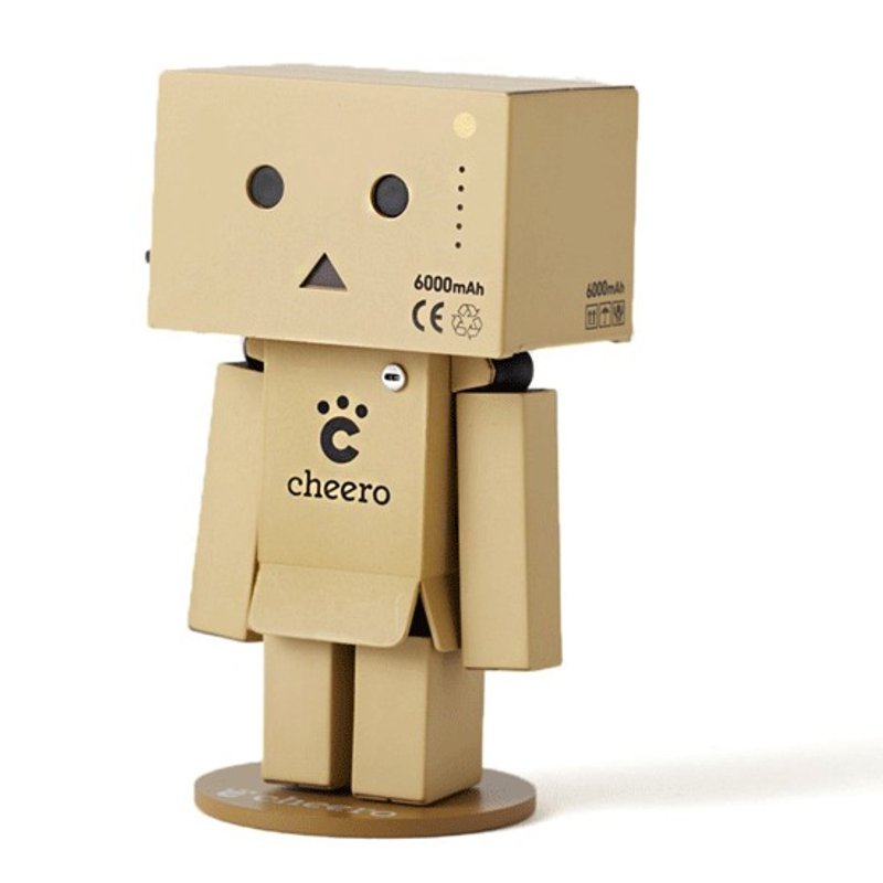 紙箱人阿楞8cm聯名公仔 REVOLTECH DANBOARD mini cheero ver. - 公仔模型 - 塑膠 金色