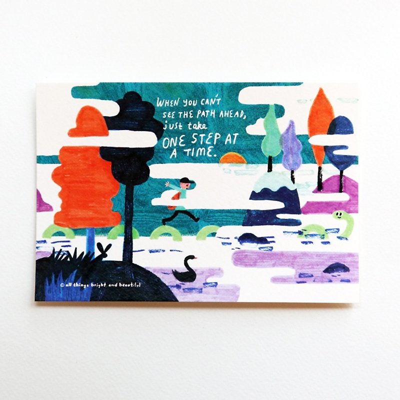 Fog Postcard - การ์ด/โปสการ์ด - กระดาษ หลากหลายสี