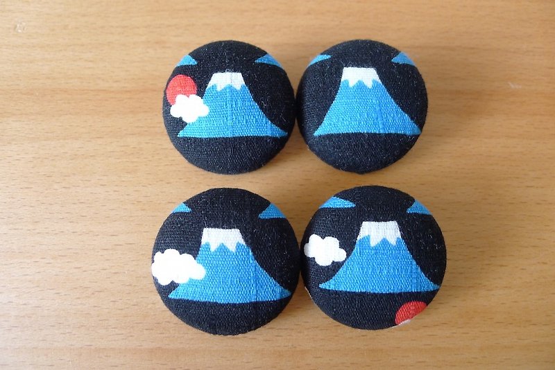 ✎ cloth badge / badge / pin / brooch | Mount Fuji | Combination - เข็มกลัด/พิน - วัสดุอื่นๆ 